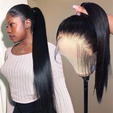 lace front ponytail wig